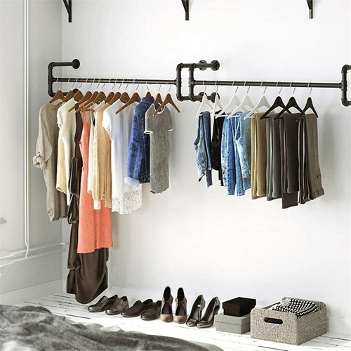 Wall-Mounted Garment Rack